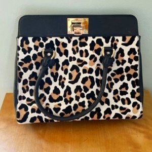 Michael Kors Calf Hair and Leopard Print Tote/Purse